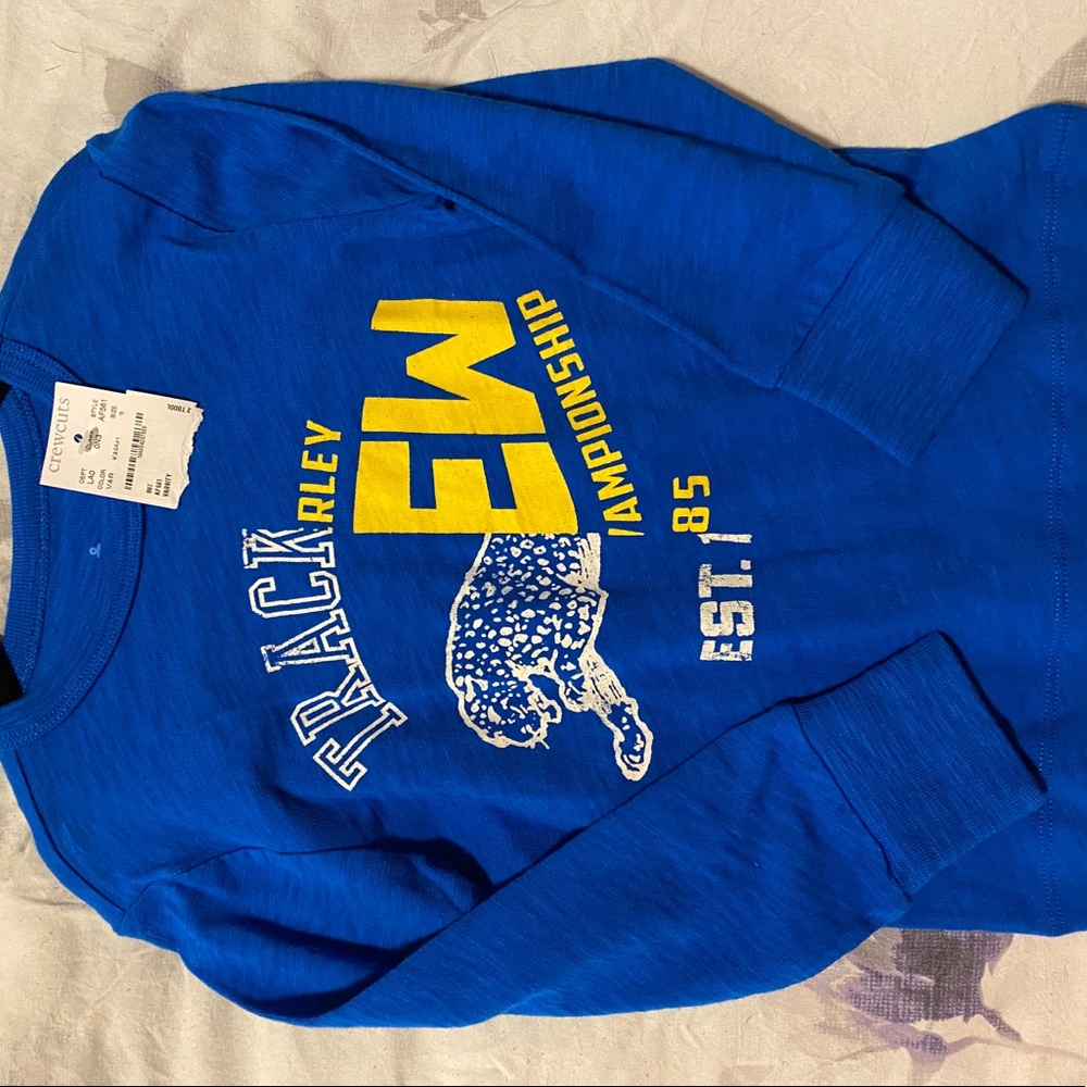Brand NEW J crew/ crewcuts long sleeve tee
